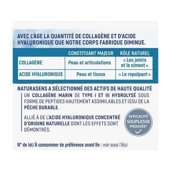 Gélule végétale Collagène marin + Acide Hyaluronique