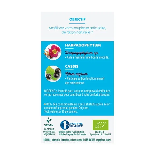 Gélule végétale Confort Articulaire - bio