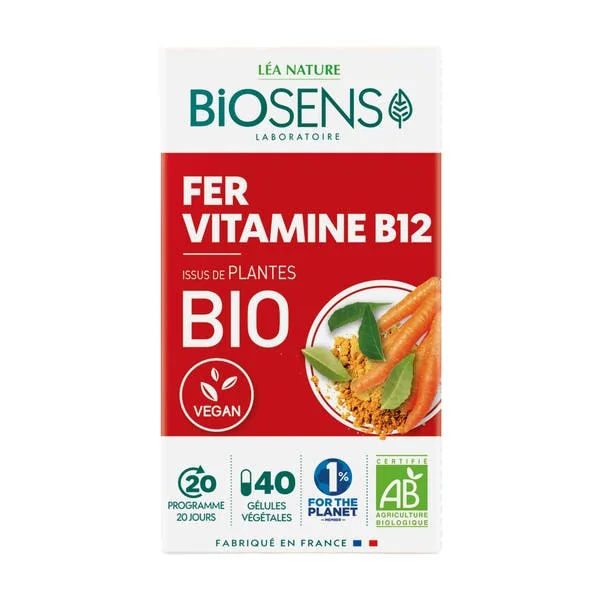 Gélule végétale FER VITAMINE B12