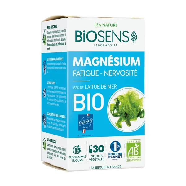 Gélule végétale Magnésium - Fatigue Nervosité - bio