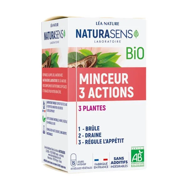 Gélule végétale Minceur 3 Actions - bio