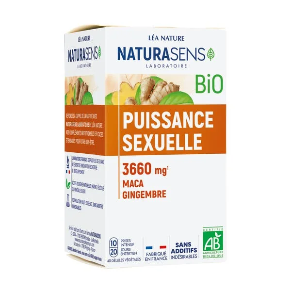 Gélule végétale Puissance Sexuelle - bio