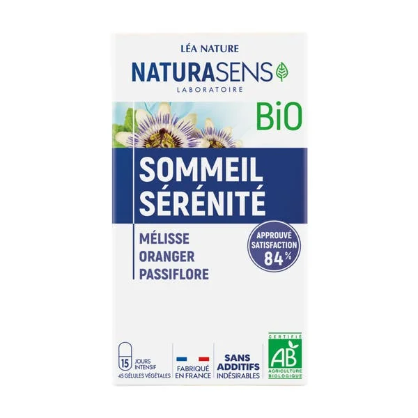 Gélule végétale Sommeil Sérénité - Mélisse Oranger Passiflore - bio