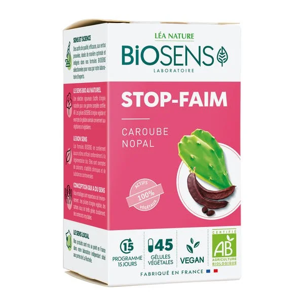 Gélule végétale Stop faim - Caroube Nopal - bio