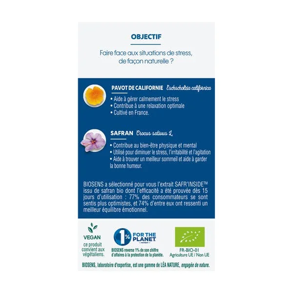 Gélule végétale Stress Control® - bio