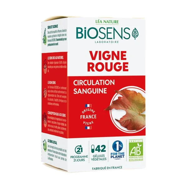 Gélule végétale vigne rouge