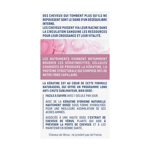 Gélules kératine anti-chute