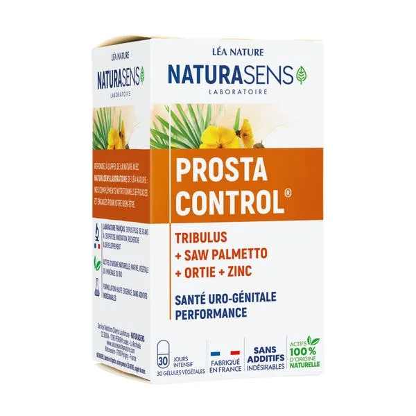 Gélules Prosta Control - Tribulus, Saw Palmetto, Zinc et Ortie