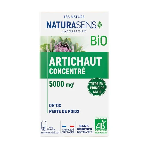 Gélules végétales Artichaut concentré - Bio - Détox & Perte de poids