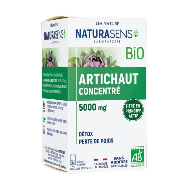 Gélules végétales Artichaut concentré - Bio - Détox & Perte de poids