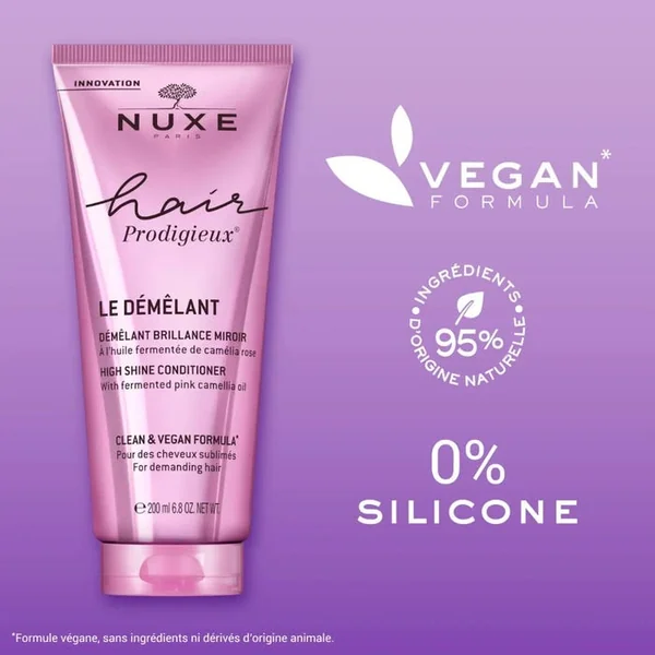 HAIR PRODIGIEUX - Démêlant Brillance Miroir - Tous Types de Cheveux, 200ml