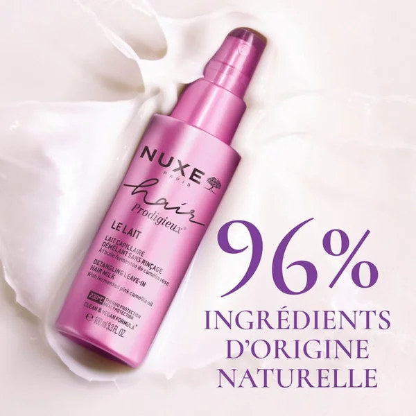 HAIR PRODIGIEUX - Lait Capillaire Démêlant Sans Rinçage - Tous Types de Cheveux, 100ml