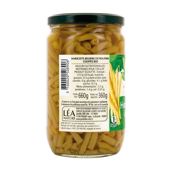 Haricots beurre - bio