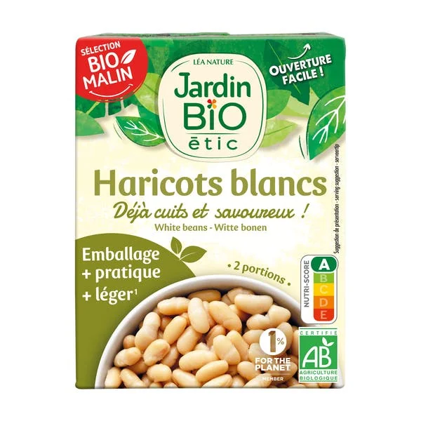 Haricots blancs en brique