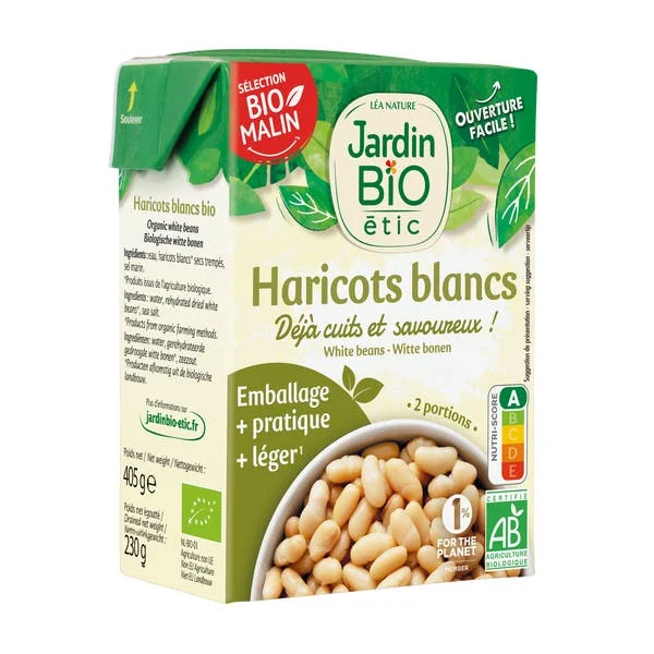 Haricots blancs en brique