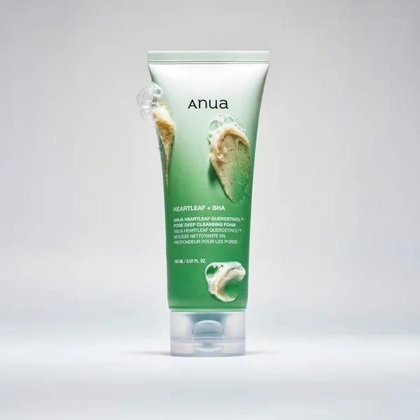 HEARTLEAF + BHA - Mousse Nettoyante en Profondeur pour les Pores - Visage - Tous Types de Peaux, 150ml