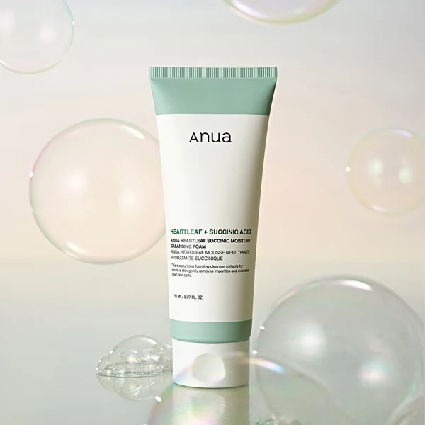 Heartleaf Succinic Moisture Cleansing Foam