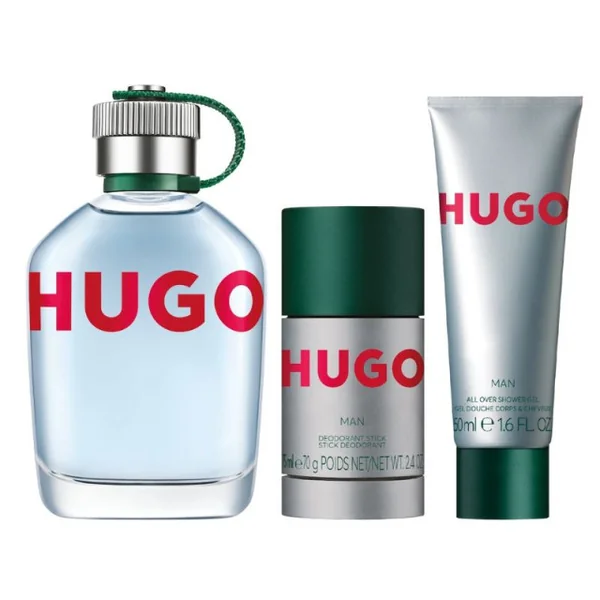 Hugo Boss - Hugo Man Coffret Eau de Toilette, avec son déodorant stick et son gel douche