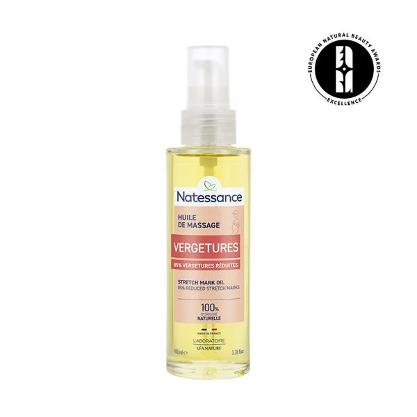 Huile de massage vergetures
