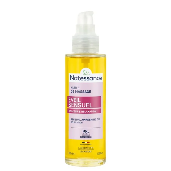 Huile de Massage Éveil Sensuel - Tous Types de Peaux, 100ml