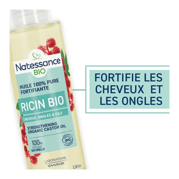 Huile de ricin sans parfum BIO - 100ml