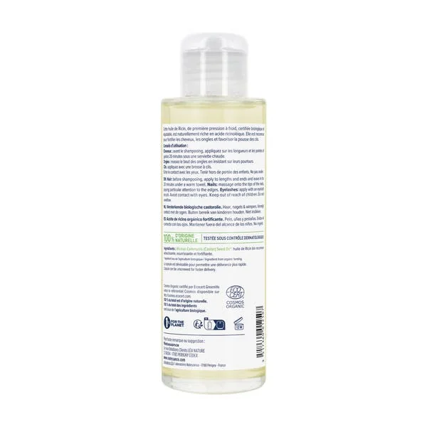 Huile de ricin sans parfum BIO - 100ml
