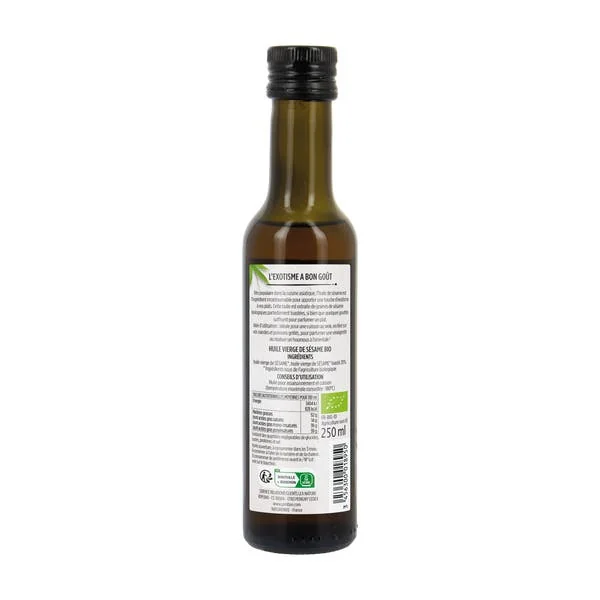 Huile de sésame toasté bio