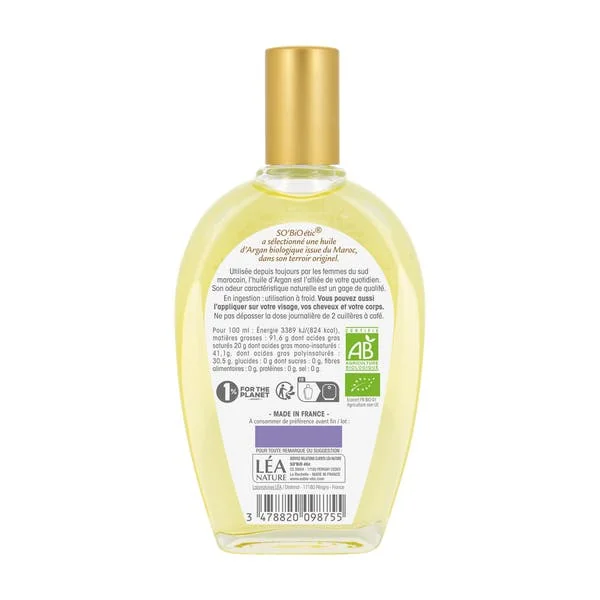 Huile pure Argan Bio