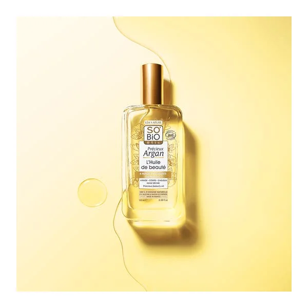 Huile sèche de beauté