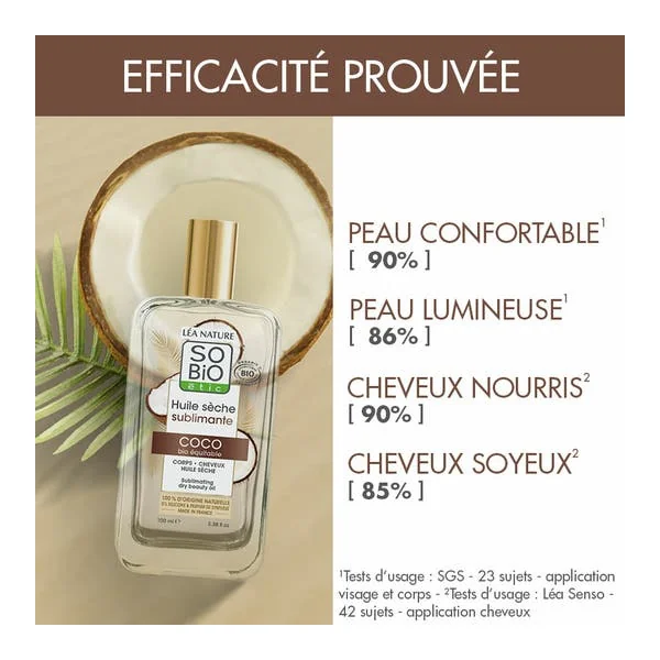 Huile sèche sublimante Coco bio