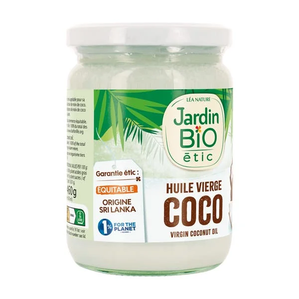 Huile vierge bio de coco - 500ml