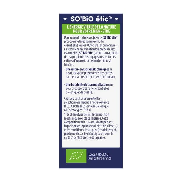 Huiles essentielles lavandin bio