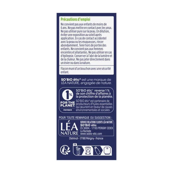 Huiles essentielles menthe poivrée bio