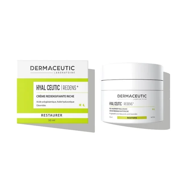 HYAL CEUTIC REDENS+ - Crème Redensifiante Riche - Visage - Peaux Matures et Sèches, 50ml