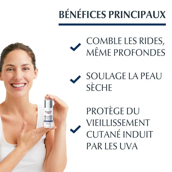HYALURON-FILLER +3X EFFECT - Soin de Jour Extra Riche - Visage - Peaux Très Sèches, 50ml