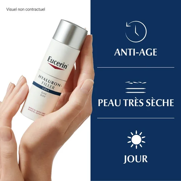 HYALURON-FILLER +3X EFFECT - Soin de Jour Extra Riche - Visage - Peaux Très Sèches, 50ml