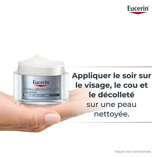 HYALURON-FILLER +3X EFFECT - Soin de Nuit Anti-âge Raffermissant - Visage - Tous Types de Peaux, 50ml