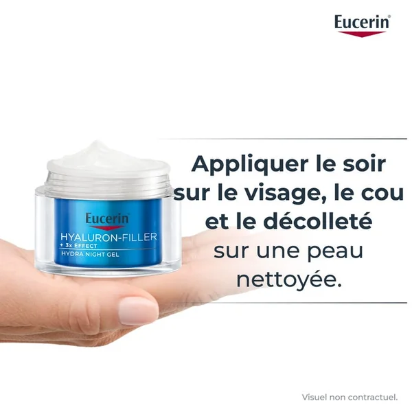 HYALURON-FILLER +3X EFFECT - Soin de Nuit Booster d’Hydratation - Visage - Tous Types de Peaux, 50ml
