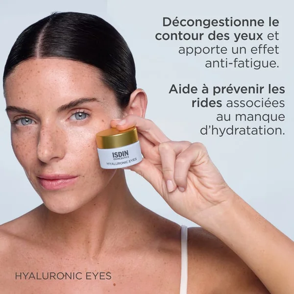 HYALURONIC EYES - Contour des Yeux Hydratant - Tous Types de Peaux, 15g