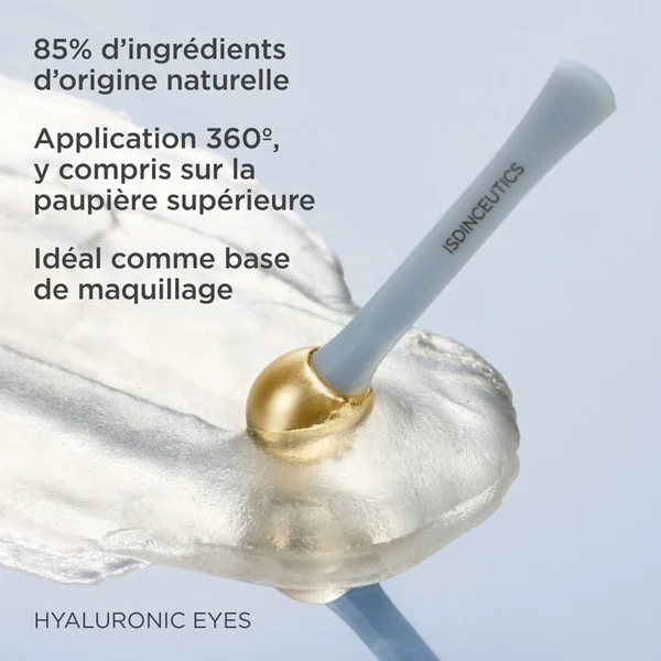HYALURONIC EYES - Contour des Yeux Hydratant - Tous Types de Peaux, 15g