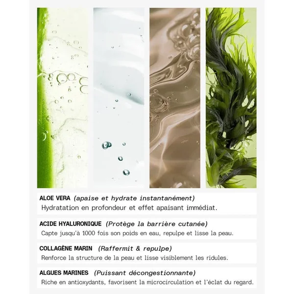 HYDRALISE - Patchs Hydrogel Anti-Cernes - Contour des Yeux - Tous Types de Peaux, 60 Patchs