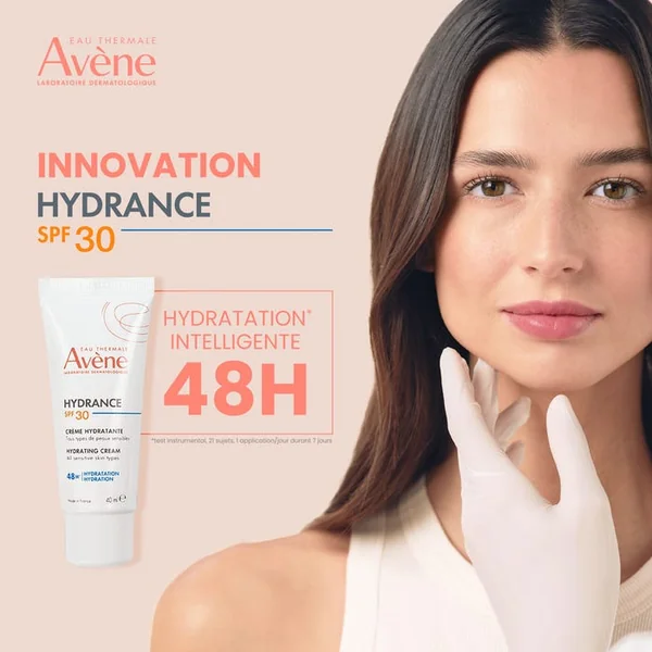 HYDRANCE - Crème Hydratante SPF30 - Visage - Tous Types de Peaux Sensibles, 40ml