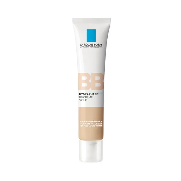 HYDRAPHASE HA - BB Crème SPF15 Hydratante Teinte Claire - Tous Types de Peaux, 40ml