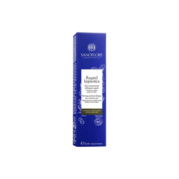 HYPNOTICA - Soin Regard Contour des Yeux Anti-Rides et Anti-Cernes Bio - Tous Types de Peaux, 15ml
