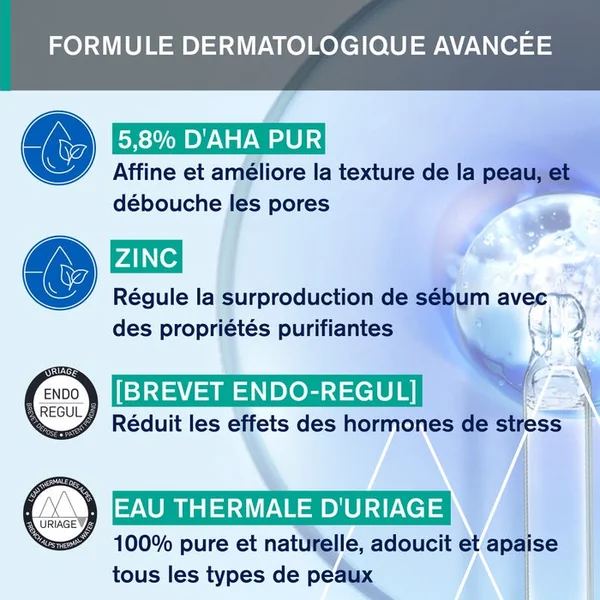 HYSEAC - Sérum Peau Neuve Booster Anti-Imperfections - Visage - Peaux Mixtes à Grasses, 30ml