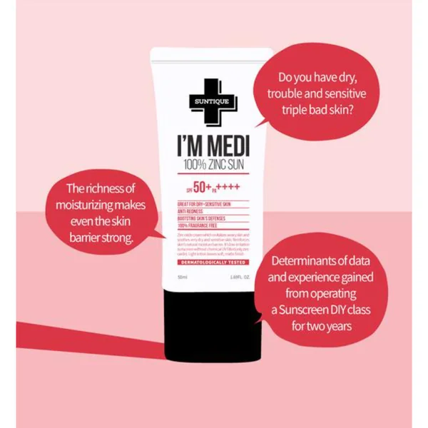 I'm Medi 100% Zinc Sun SPF 50+