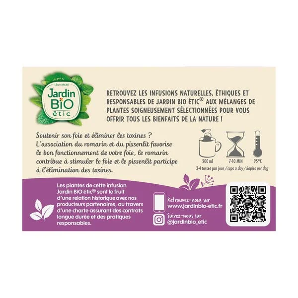 Infusion Bien-Etre du foie - bio