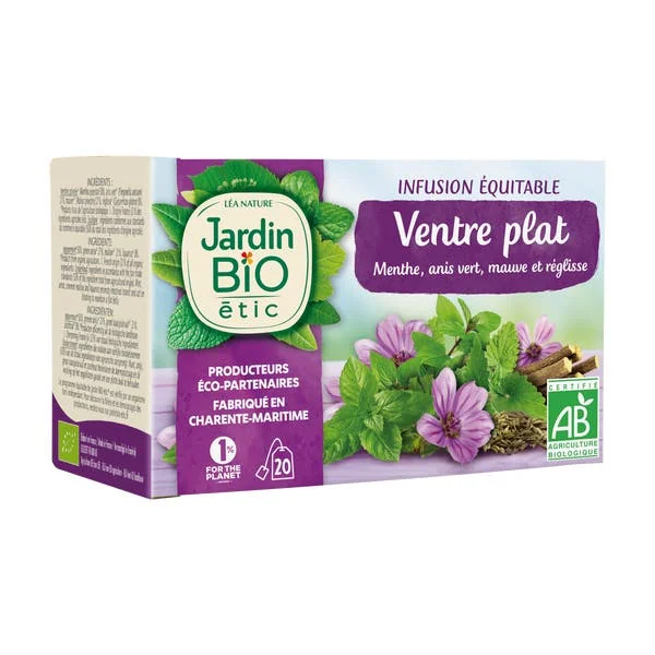 Infusion bio ventre plat