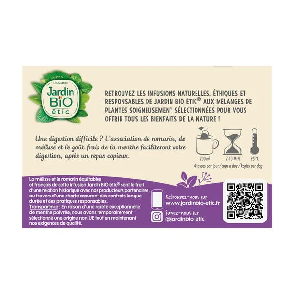 Infusion Digestion - bio