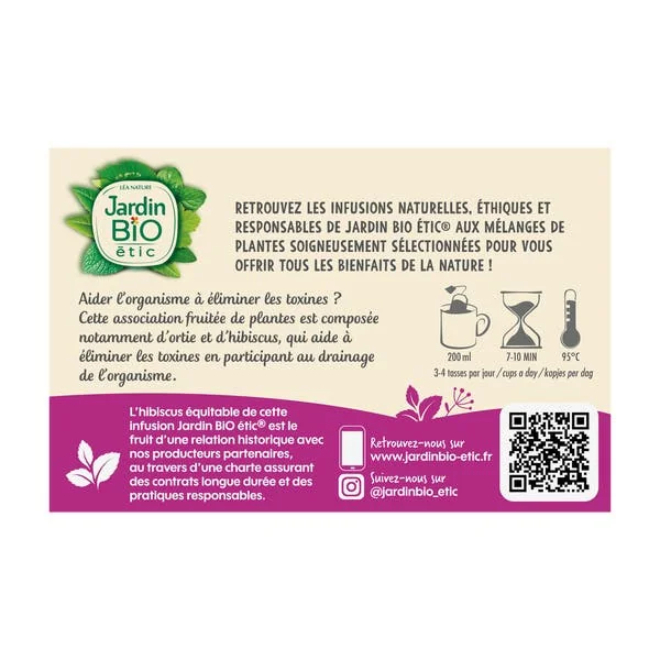 Infusion Détox fruitée - bio